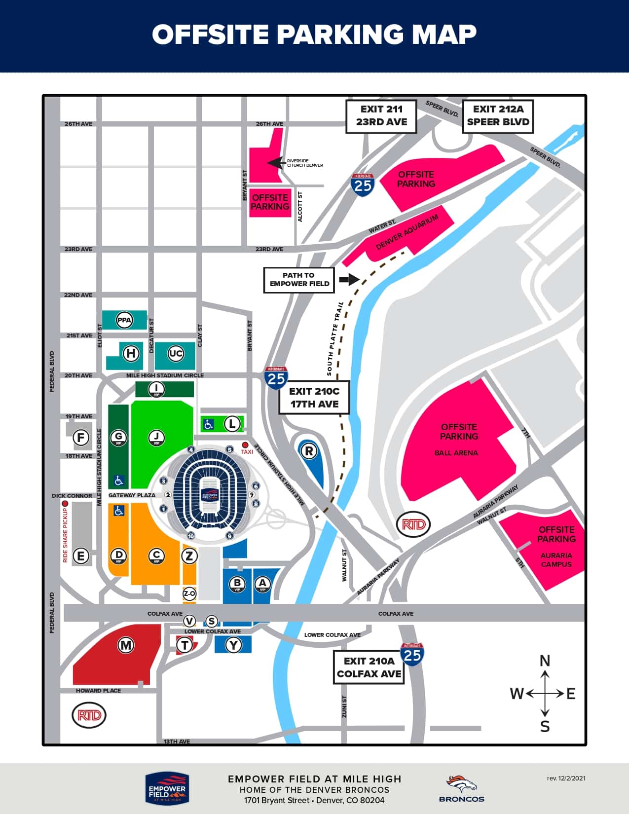 Parking Map event map